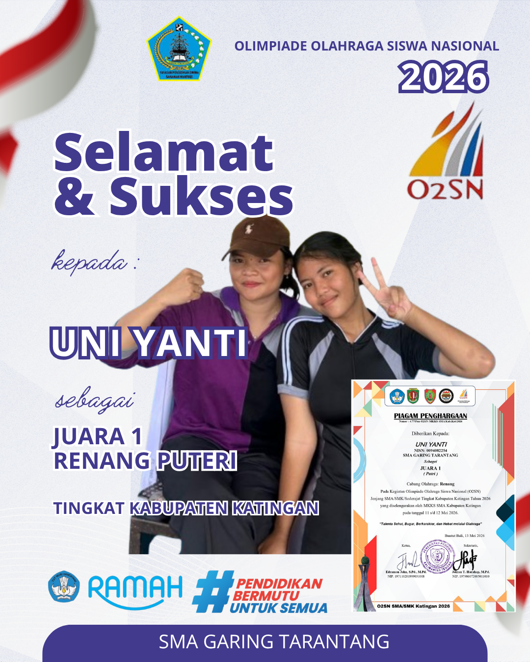 Cabang Renang Puteri