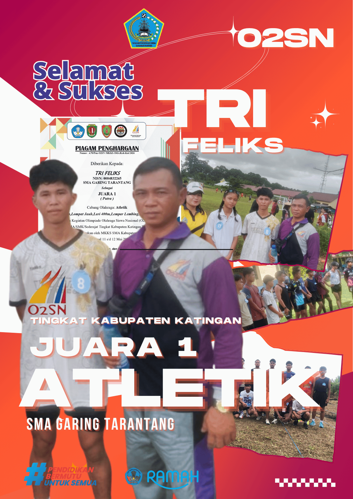 Cabang Atletik (Panca Lomba) Putera