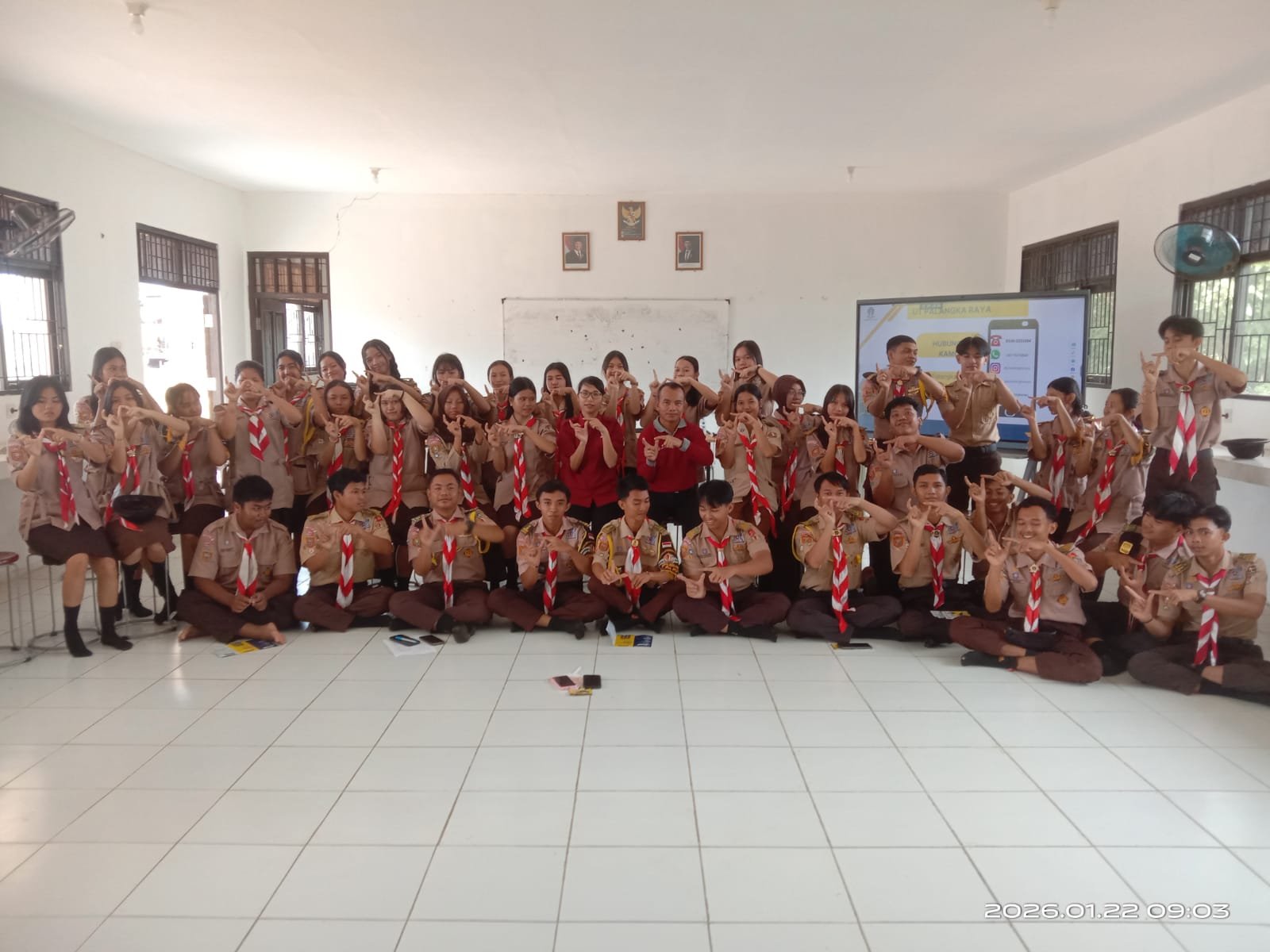 Buka Wawasan Pendidikan Tinggi, Universitas Terbuka Sosialisasi di SMA Garing Tarantang